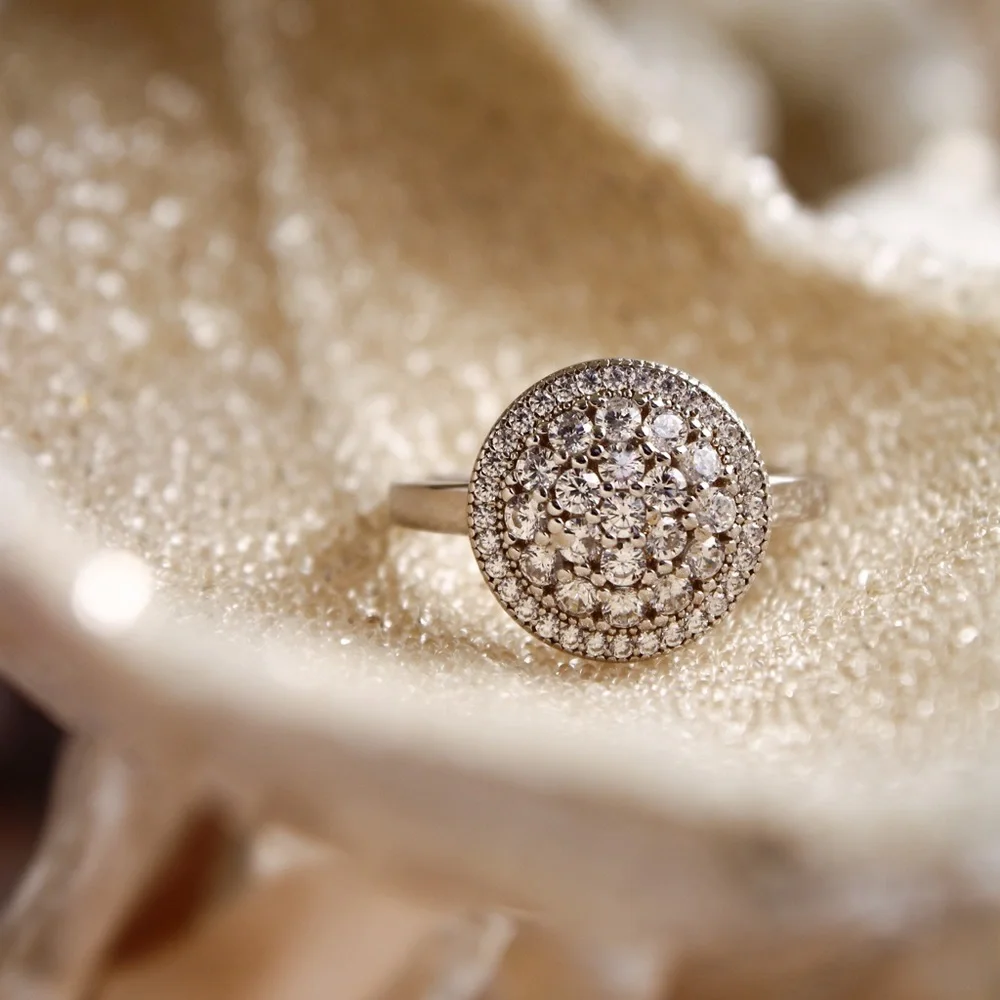 Silver Ring Round 925